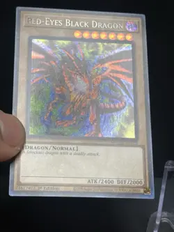 Yu-Gi-Oh! TCG Red-Eyes Black Dragon MAMA-EN105 Secret Pharaoh's Rare NM - Image 4