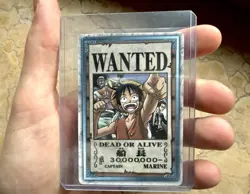 One Piece TCG JAP WANTED Pirate chopper WANTED CAPTAIN Luffy PROMO Tournament - Image 2