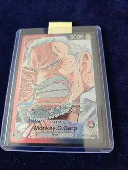 One Piece Monkey D. Garp Alt Art OP02-002 Paramount War ENG Box Foil - Image 1