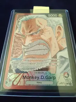One Piece Monkey D. Garp Alt Art OP02-002 Paramount War ENG Box Foil - Image 4
