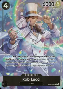 One Piece TCG • Rob Lucci OP05-093 • Alternate Artwork • ENG/NM - Image 1