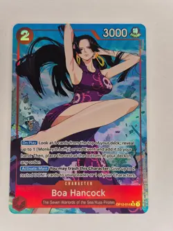 Boa Hancock 2025 One Piece Legacy of the Master OP12-014 Super Rare Alt Art - Image 1