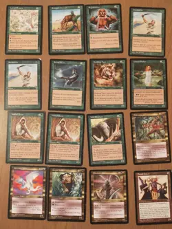 116 cards: Mirage (Magic the Gathering), Good quality or better (Wall of Roots) - Image 3