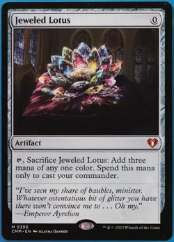 Jeweled Lotus Commander Masters NM Artifact Mythic Rare CARD (510010) ABUGames - Image 1