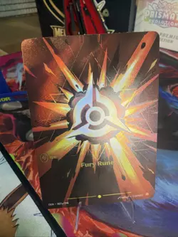 Fury Rune 7a/298 OGN-Riftbound Origins Alt Art English Rune Card - Image 1