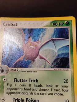 Crobat 3/101 Hidden Legends Holo Rare 2004 Vintage Pokemon TCG Card MP - Image 3