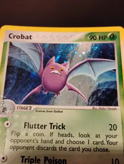 Crobat 3/101 Hidden Legends Holo Rare 2004 Vintage Pokemon TCG Card MP - Image 4