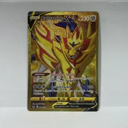 Pokemon TCG Zamazenta v Sword & Shield Base Set Holo Card 212/202 - Image 1