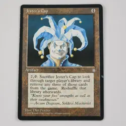 MTG Magic the Gathering Jester's Cap (324/383) Ice Age LP Card Artifact Vtg 1995 - Image 1