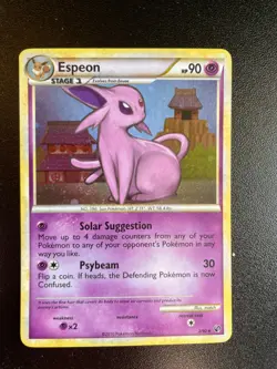 Espeon 2/90 Undaunted Holo / VINTAGE POKEMON CARD TCG / MP - Image 1