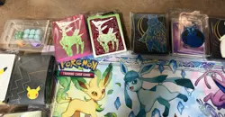 Pokemon TCG Mixed Lot : Assorted Card Sleeves/ Coins/ Game Pieces/ Play Mat - Image 3