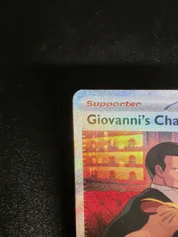 Pokemon TCG Giovanni's Charisma 204/165 Scarlet and Violet Holo Card Sir - Image 3