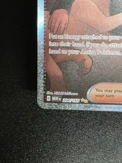 Pokemon TCG Giovanni's Charisma 204/165 Scarlet and Violet Holo Card Sir - Image 5