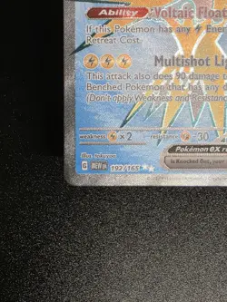 Pokemon TCG Zapdos EX Scarlet Violet Holo Ultra Rare Card 192/165 - Image 5
