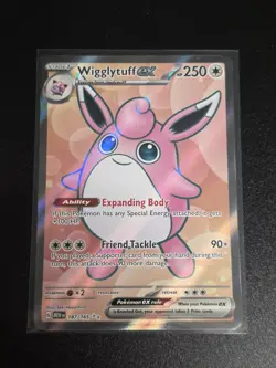 Pokemon TCG Wigglytuff Scarlet & Violet 151 English Card 187/165 NM - Image 1