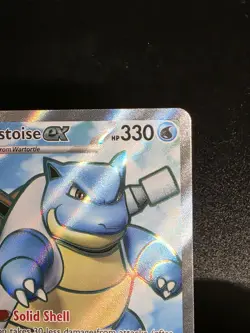 Pokemon TCG Scarlet & Violet 151 Blastoise EX English Card 184/165 NM Condition - Image 4