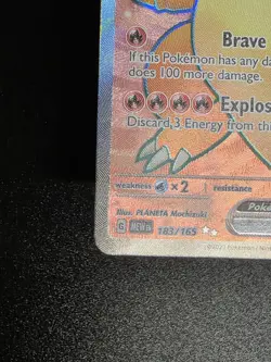 Pokemon TCG Charizard EX Scarlet Violet Card 151 183/165 NM/M Condition - Image 5