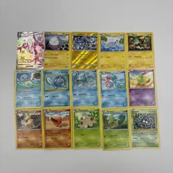 Pokemon Card Collection Lot of 15 Mixed Type Mix, Builder Your Collection - Image 1