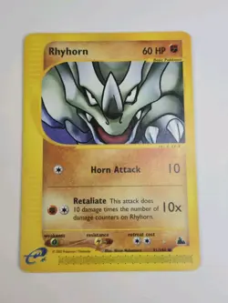 Pokemon Card - Rhyhorn Skyridge 91/144 Non Holo - Image 1