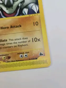 Pokemon Card - Rhyhorn Skyridge 91/144 Non Holo - Image 4