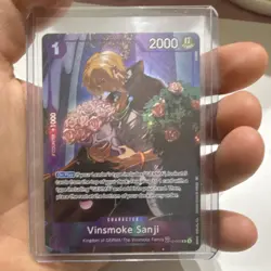 Bandai Vinsmoke Sanji Holo Treasure Rare Character Card One Piece CCG OP10-063 - Image 3