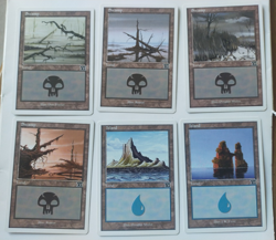 Set of Magic: the Gathering 6th edition basic lands, Excellent condition - Image 2