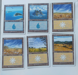 Set of Magic: the Gathering 6th edition basic lands, Excellent condition - Image 3