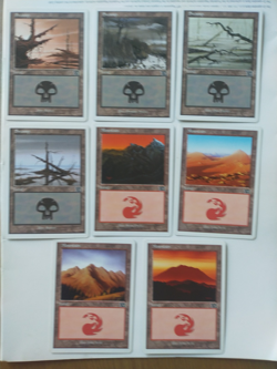 Set of Magic: the Gathering 6th edition basic lands, Excellent condition - Image 2