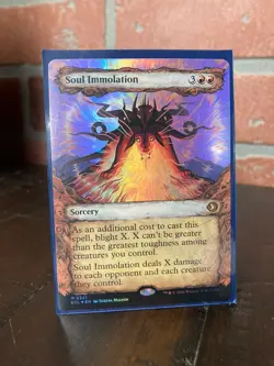 MTG Soul Immolation #0321 Showcase Foil Lorwyn Eclipsed MYTHIC Rare NM IN HAND - Image 1