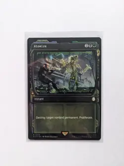 MTG Atomize (Showcase Foil) [Fallout, Near Mint] - Image 1