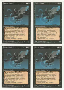 MTG Frozen Shade x4 4th Fourth Edition Common LP Playset - Image 1