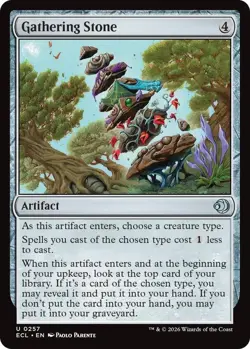 NM Gathering Stone, MTG, Lorwyn Eclipsed, Magic the Gathering, 257 - Image 1