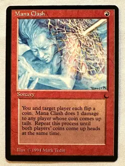 Mana Clash - 1994 Magic the Gathering MTG The Dark - Near Mint - Free Shipping! - Image 1