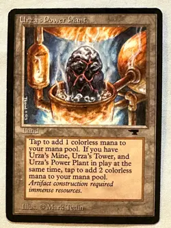 Urza's Power Plant (Rock in Pot) - MTG Antiquities - Near Mint - Free Shipping - Image 1