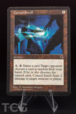 Cursed Scroll: 1997 Magic the Gathering - Tempest Regular - Image 1