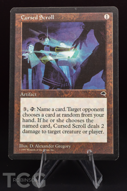 Cursed Scroll: 1997 Magic the Gathering - Tempest Regular - Image 1