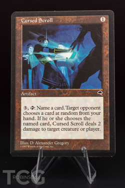Cursed Scroll: 1997 Magic the Gathering - Tempest Regular - Image 1