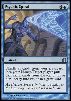 MTG Magic the Gathering Psychic Spiral (47/286) Return to Ravnica NM - Image 1