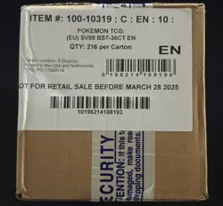 SEALED Pokemon TCG - SV09 - Journey Together Booster Box Case (6x Displays) - Image 1