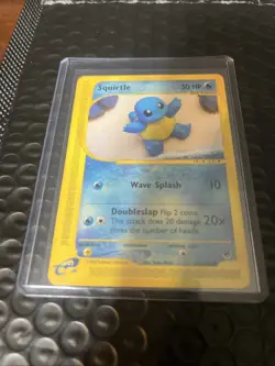 2002 Pokemon Squirtle 131/165 Expedition Base Set Regular Finish NM P - Image 1