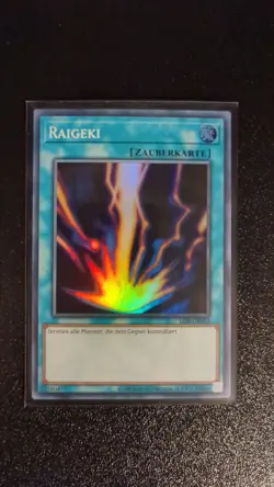 Yu-Gi-Oh! Raigeki | LOB-DE053 | 25th Anniversary | German | Super Rare | NM - Image 1