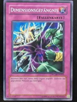 Dimensionsgefangnis WC08-DE003 Super Rare Deutsch NM YUGIOH - Image 1