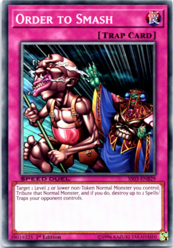 Order to Smash - SS03-ENB29 - Common - 1st Edition Yugioh - Image 1