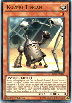 Kozmo Tincan - BOSH-EN082 - Ultra Rare - 1st Edition Yugioh - Image 1