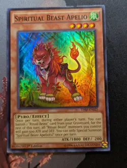 Yu-Gi-Oh! THSF-EN025 - Spiritual Beast Apelio - Super Rare - NM - Image 1