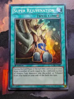 Super Rejuvenation Super Rare 1st Edition LCJW-EN287 YuGiOh Card - LP - Image 1