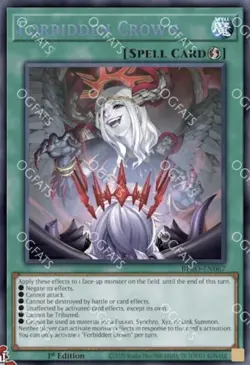 Forbidden Crown Burst Protocol PRESALE 2/6 Secret Rare Yu-Gi-Oh! BPRO - Image 1