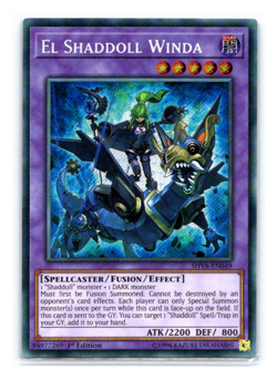 El Shaddoll Winda - SHVA-EN049 - Secret Rare - 1st Edition - Yugioh - Image 1