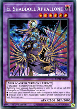 El Shaddoll Apkallone - MP21-EN246 - Prismatic Secret Rare - 1st Edition Yugioh - Image 1
