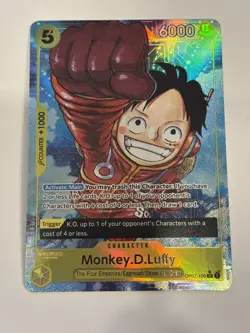 One Piece Card Game Monkey D. Luffy OP07-109 Parallel 500 Years in the Future - Image 1